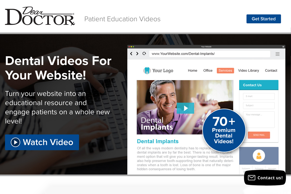 Dental Videos website screenshot