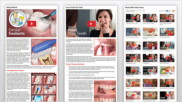 Website content suite overview