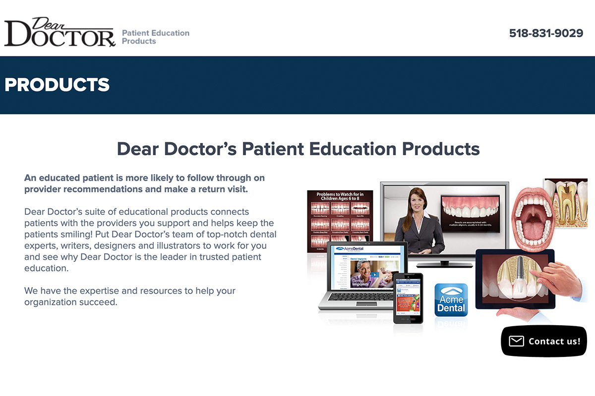 Patient Education Solutions website screenshot